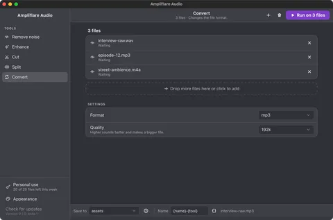 Convert, in the GNOME style with the dim colours